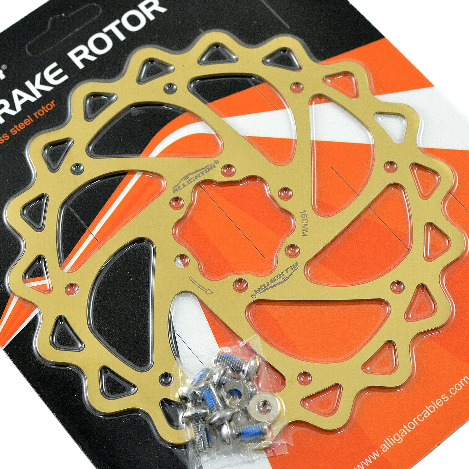 Alligator Brake iWAVE MTB Road Bike Disc Brake Rotor 160mm, 2PCS